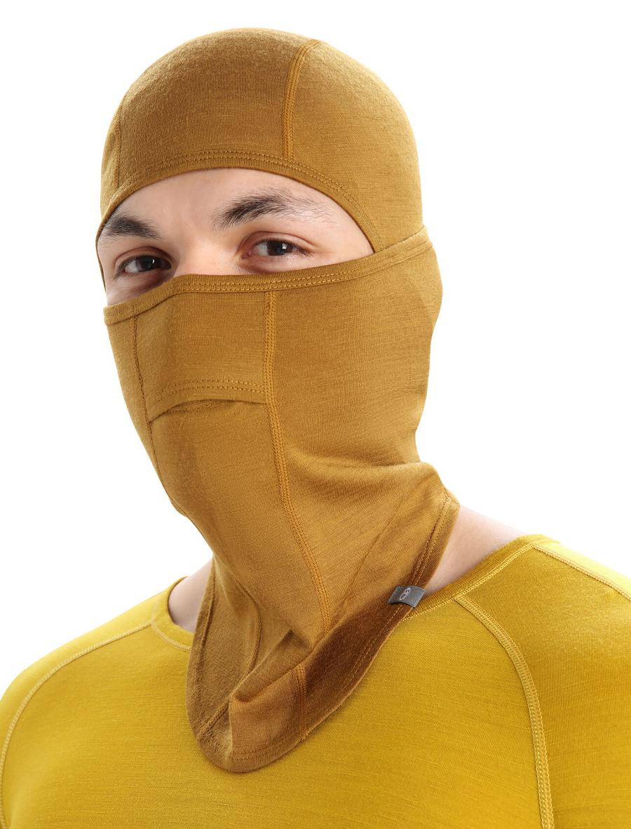 Opaski Icebreaker Unisex Merino Oasis Balaclava Damskie Brązowe | PL 1480KORI